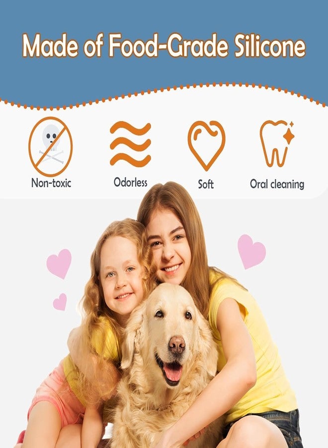 riviox Pet Licking mat 6in1 Bone Lick Mat Super Strong adsorption Anti bite Durable Light Licking and Slow Eating... - Image 4